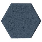 Panel akustyczny dekoracyjny Hexagon Granatowy 30x26 cm