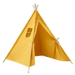Namiot ogrodowy dla dzieci Teepee 120x120x160 cm żółty