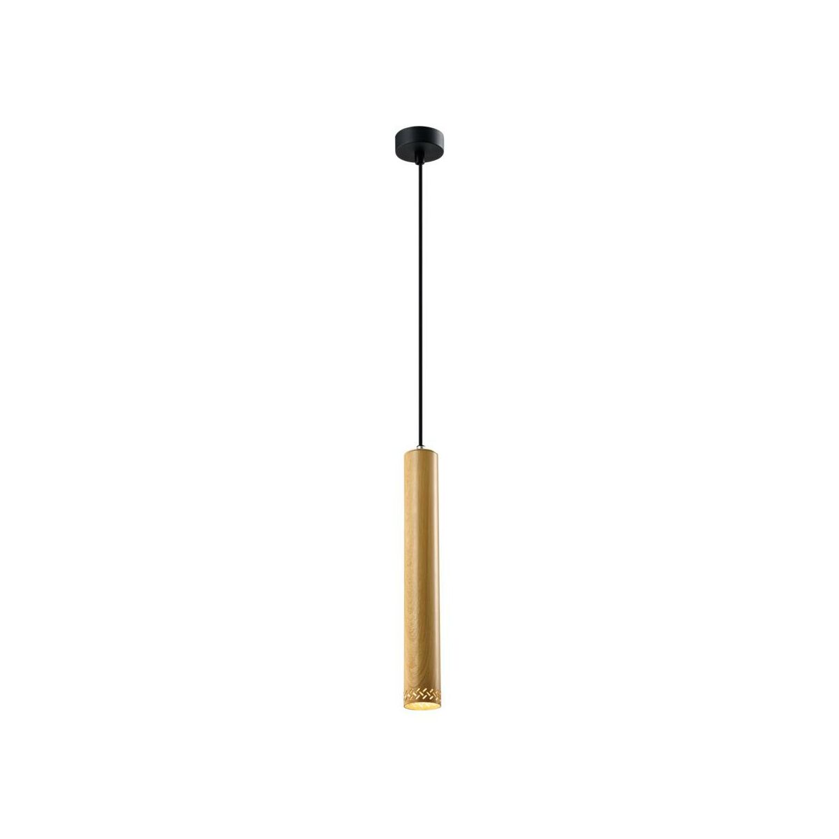 Lampa wisząca Tubo brązowa 40 cm GU10 Candellux