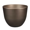 Doniczka ceramiczna 16 cm miedziana BARYŁKA