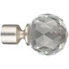 Końcówka do karnisza Crystal chrom mat 19 mm Inspire
