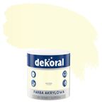 Farba wewnętrzna do ścian i sufitów KOLORY, KTÓRE INSPIRUJĄ 2.5 l Bita śmietana DEKORAL