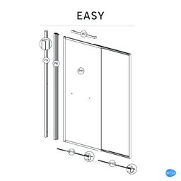 Parawan nawannowy Easy 140 X 123 Sensea
