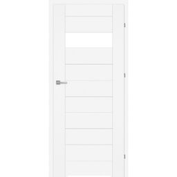 Drzwi wewnętrzne łazienkowe z podcięciem wentylacyjnym Lora Białe 60 Prawe Classen