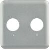 Plakietka gniazda RTV aluminium mat LEXMAN