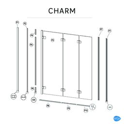 Parawan nawannowy Charm 150 X 120 Sensea