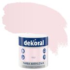 Farba wewnętrzna do ścian i sufitów KOLORY, KTÓRE INSPIRUJĄ 2.5 l Bajkowy róż DEKORAL