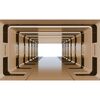 Fototapeta BRĄZOWY TUNEL 312 x 219 cm