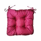 Poduszka na krzesło różowa 42x42x8cm