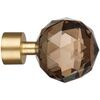 Końcówka do karnisza Crystal mosiądz mat 19 mm Inspire