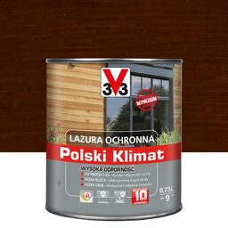 Lazura do drewna Polski klimat 0.75 l Dąb złocisty V33