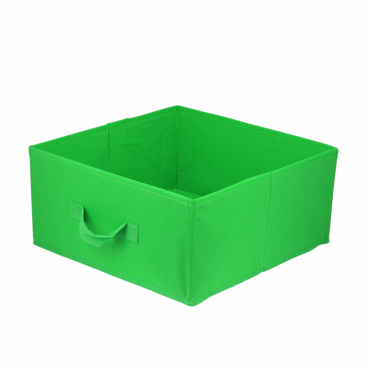 Pudełko tekstylne Kub 31 x 31 x 15 cm zielone