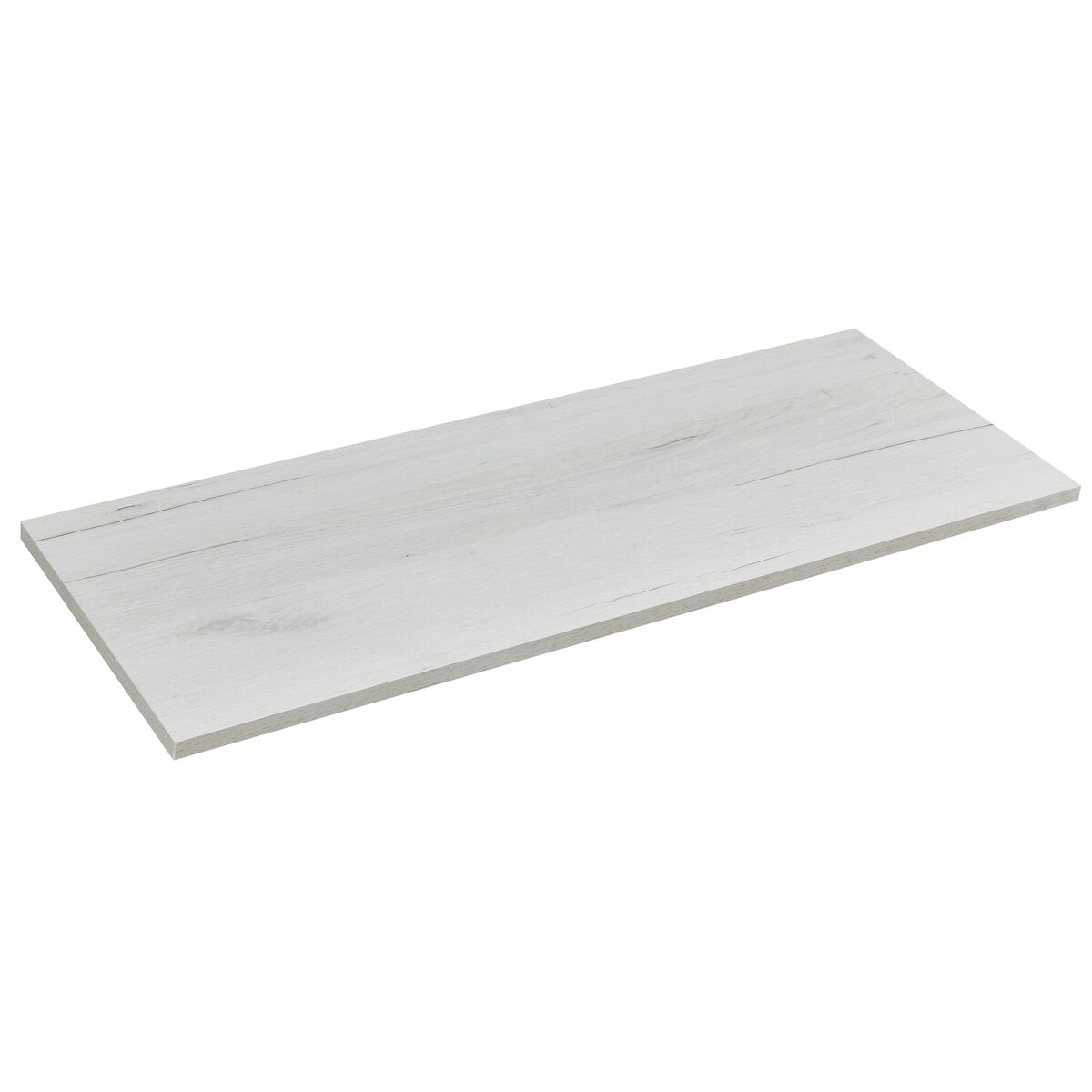 Półka ścienna meblowa Dąb Craft Biały 1.8x30x120 cm Floorpol