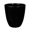 Doniczka ceramiczna 19.5 cm czarna NOVA 3 J1400