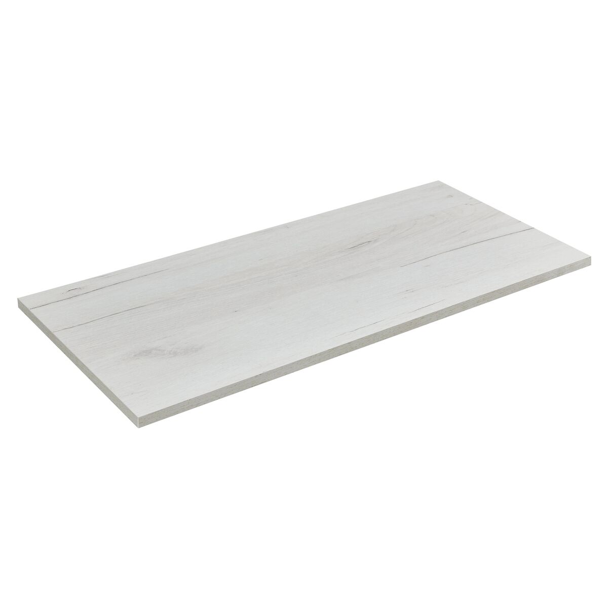 Półka ścienna meblowa Dąb Craft Biały 1.8x20x80 cm Floorpol