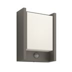 Kinkiet zewnętrzny ARBOUR z czujnikiem ruchu i zmierzchu IP44 grafit LED PHILIPS