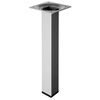 Noga meblowa 2.5 x 2.5 x 20 cm srebrna Hettich