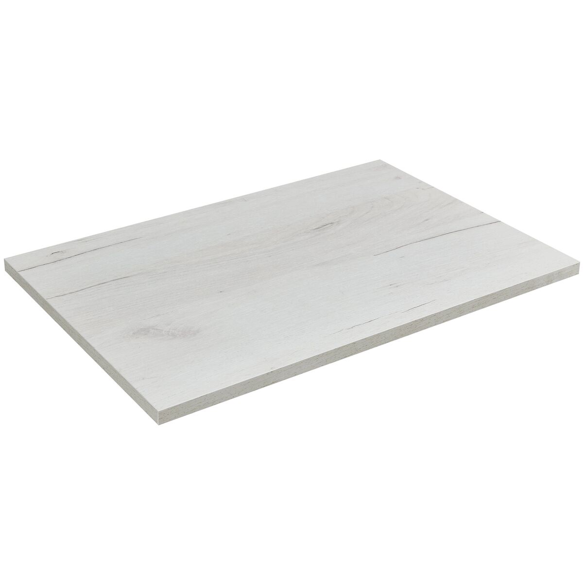 Półka ścienna meblowa Dąb Craft Biały 1.8x20x60 cm Floorpol