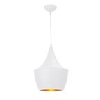Lampa wisząca CASELLE biała E27 LIGHT PRESTIGE
