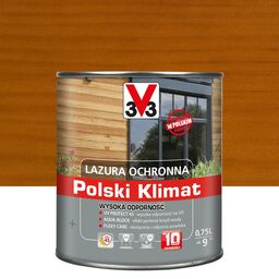 Lazura do drewna Polski klimat 0.75 l Sosna skandynawska V33