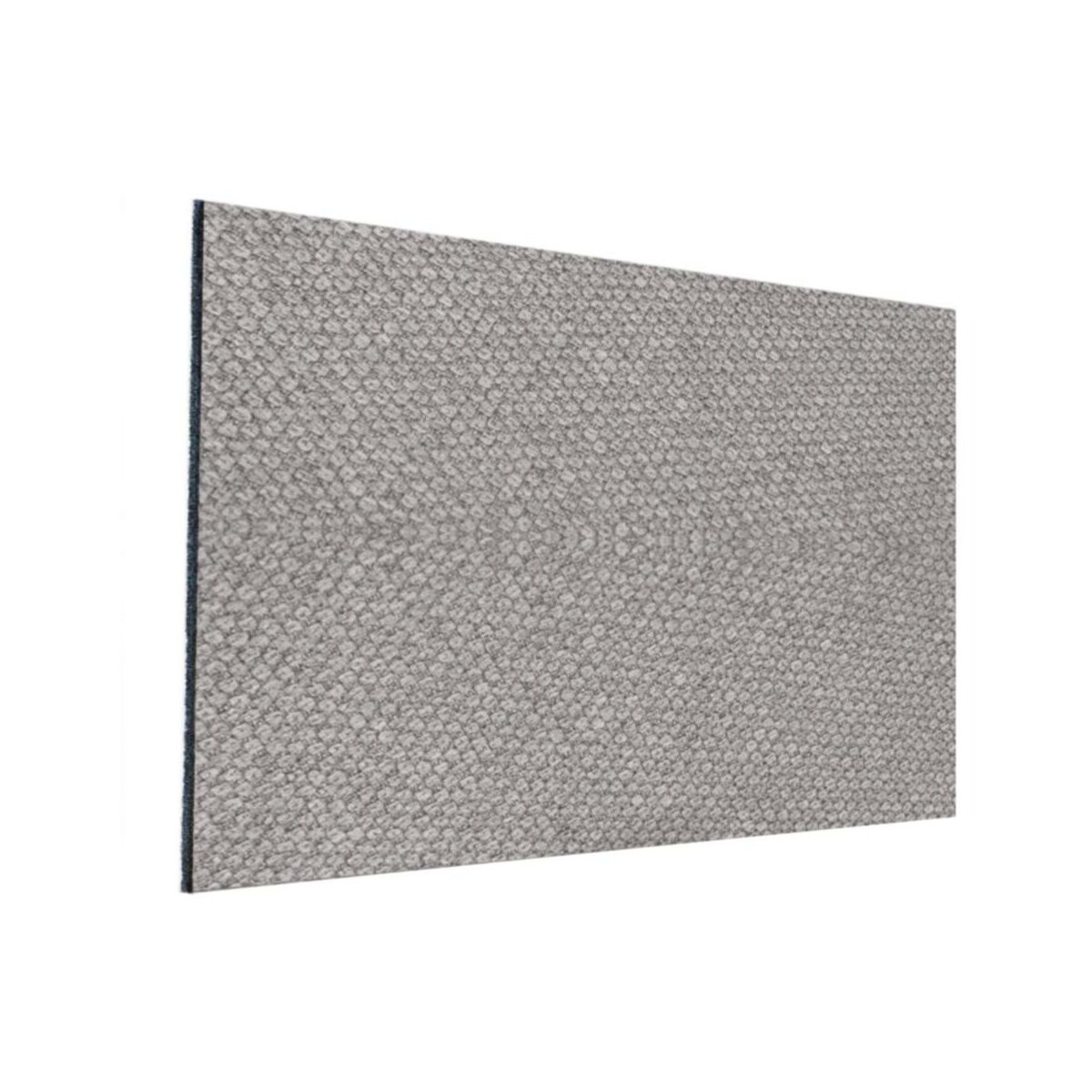 Panel ścienny tapicerowany prostokąt 60x30 cm tkanina na filcu szary Metro 74 Folte