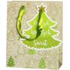 Torebka na prezenty XMAS TREE 10 x 25 cm