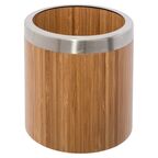 Ociekacz na sztućce bambusowy OKRĄGŁY śr. 12 cm x wys. 13 cm ADEO