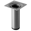 Noga meblowa 3 x 10 cm srebrna Hettich