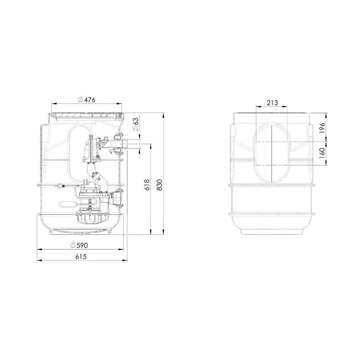 Przepompownia Aqualift F Basic 829710PL KESSEL