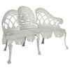 Ławka ogrodowa ROMANTICA BIANCO 132 cm VEGA