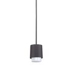 Lampa ogrodowa wisząca SORANO IP54 czarna aluminium LED ITALUX