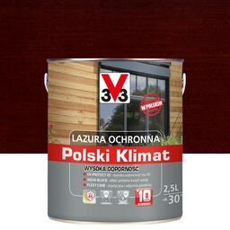 Lazura do drewna Polski klimat 2.5 l Mahoń V33
