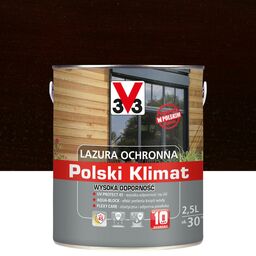 Lazura do drewna Polski klimat 2.5 l Palisander V33