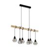 Lampa wisząca TOWNSHEND czarna 6 x E27 EGLO