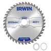 Tarcza do pilarki tarczowej PRO210X40TX30/25 śr. 210 mm 40 z IRWIN