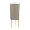 Lampa stołowa CAMPODINO wys. 40 cm klon taupe E27 EGLO