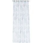 Firana na przelotkach AMARILLA 140 x 260 cm turkusowa INSPIRE