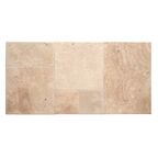 Trawertyn FRENCH PATTERN W paczce znajdują się: 1 szt. 40,6 x 61cm, 2 szt. 40,6 x 40,6cm, 2 szt. 20,3 x 20,3cm, 1 szt. 20,3 x 40,6cm MARMARA