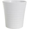 Osłonka do storczyka 13 cm ceramiczna biała