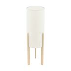 Lampa stołowa CAMPODINO wys. 50 cm klon beż E27 EGLO