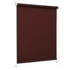 Roleta okienna MINI 43 x 160 cm brązowa INSPIRE