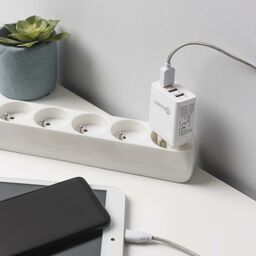 Ładowarka 3w1 USB 3.4A LEXMAN