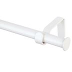 Karnisz OSLO 160 cm pojedynczy biały 19 mm metalowy