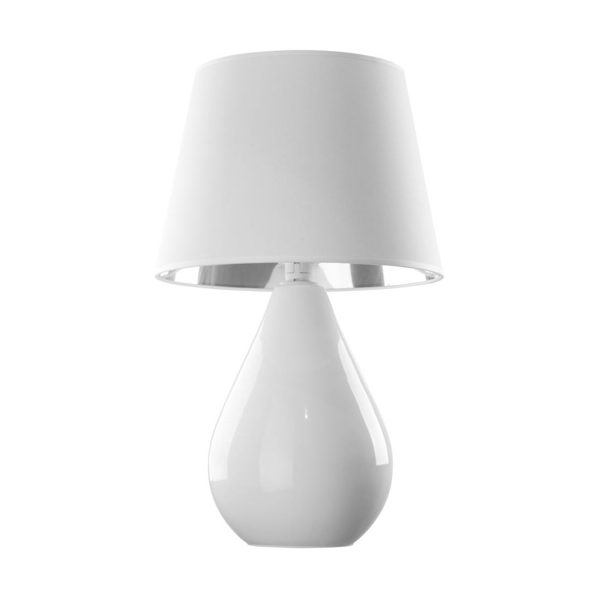 Lampka stołowa Lacrima biała E27 TK Lighting