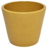 Osłonka na doniczkę 13.9 cm ceramiczna curry STOŻEK