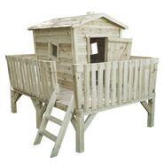 Domek dla dzieci drewniany NEVADA 180 x 240 x 208 cm WERTH-HOLZ