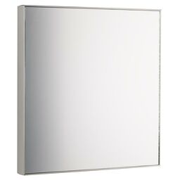 Lustro kwadratowe Jo srebrne 30 x 30 cm Inspire
