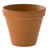 Doniczka gliniana 29 cm brązowa PROSTA
