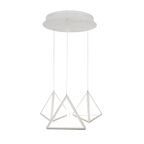 Lampa wisząca LED 3 TRÓJKĄTY 3000 K 1500 lm IL MIO