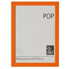 Ramka na zdjęcia POP 21 x 29.7 cm pomarańczowa INSPIRE
